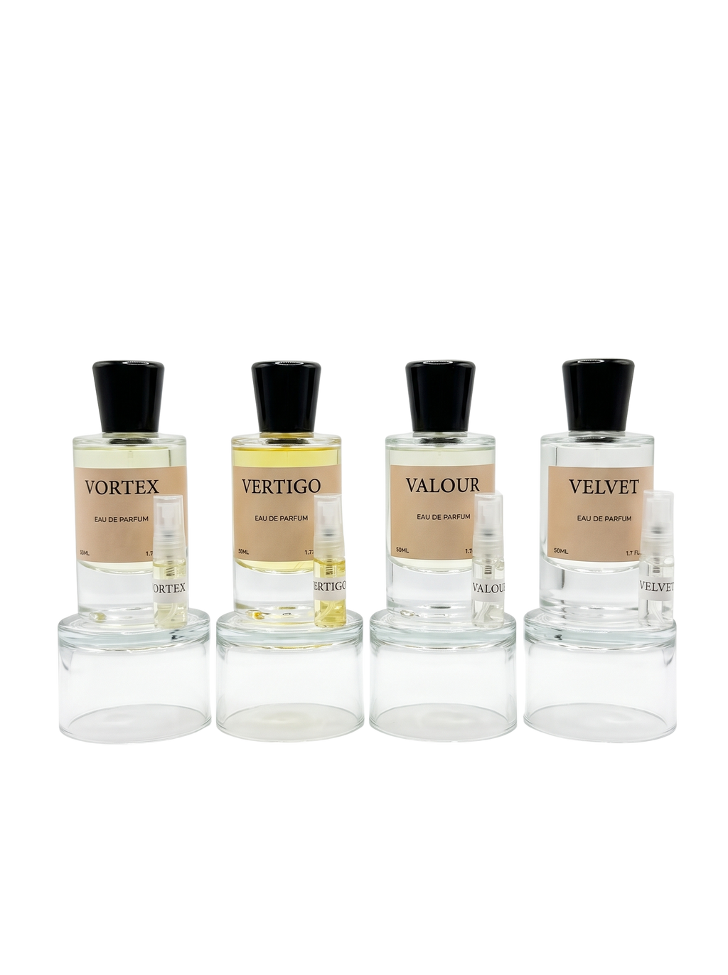WESAAL full-size bottles with matching 3ml Discovery Set samples